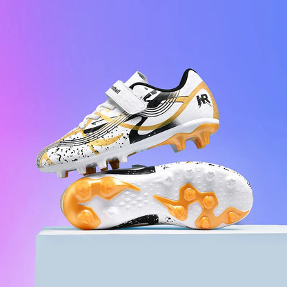 New Men Kids Professional Soccer Shoes Grass Boys Ultralight Football Boots Match Training Shoes Cleats Non-Slip Drop Shipping