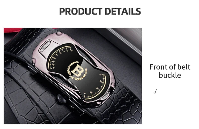 New Product Belt MEN'S High Quality Toothless Automatic Buckle Casual Men Belt MEN'S Business Fashion Belt