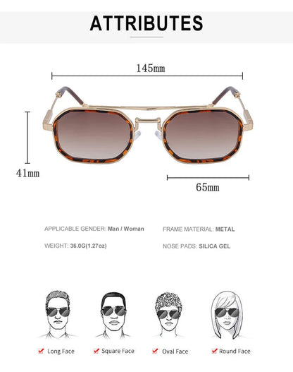 Square Punk Sunglasses For Men Luxury Vintage Steampunk Sunglasses Women Trendy Fashion Glasses Dropshipping Gafas De Sol Hombre