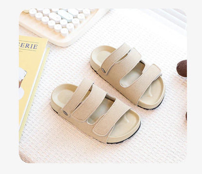 Boy's And Girls' 2026 Summer New  Casual Thick Sole Slides Forest Style Two-Way Sandals