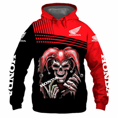 Sudadera con capucha Honda para hombre, sudadera con estampado 3D para motocicleta, moda para deportes al aire libre,