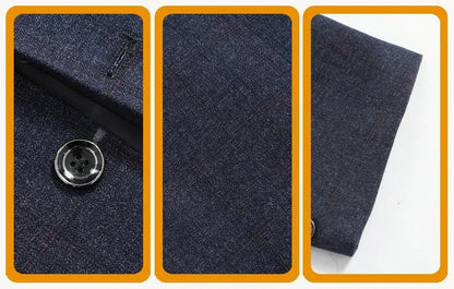 Brand Fashion Suits Blazer Mens Checked Spring Blazer for Men Stylish 2026 Autumn New in Suits Blazers Men Clothing