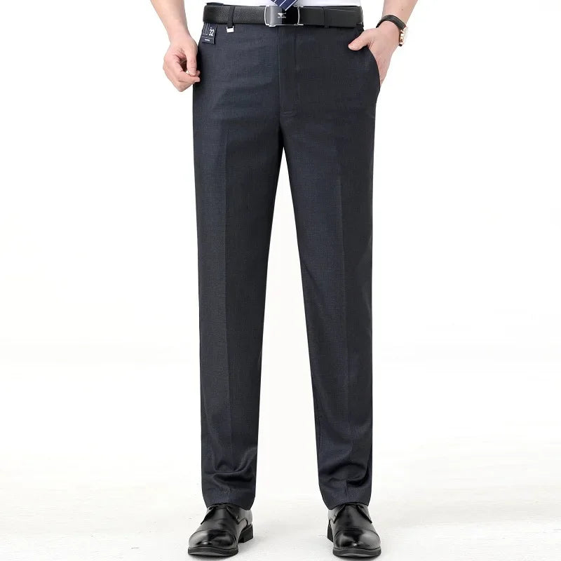 Top-Quality Men's Woolen Trousers - Traf Suit Pants,Business Formal,Trousers for Men, Man Pants, Naples Wool Dress Pants for Men