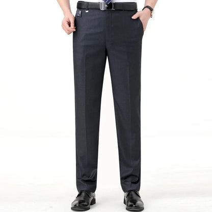 Top-Quality Men's Woolen Trousers - Traf Suit Pants,Business Formal,Trousers for Men, Man Pants, Naples Wool Dress Pants for Men