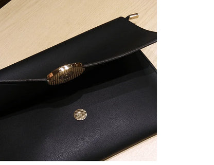 Brand Design Women Clutch Bag Elegant Ladies Shoulder Bag Female Handbag PU Leather Chains Envelope Shoulder Bag Clutches bolsa
