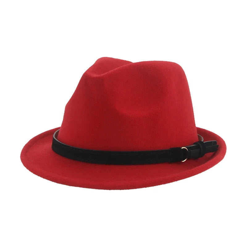 Hats for Women Fedora Winter Cowboy Hat Top Wool Khaki Green Black Jazz Caps Gentlemen Hats for Men Pamelas Y Tocados Para Bodas