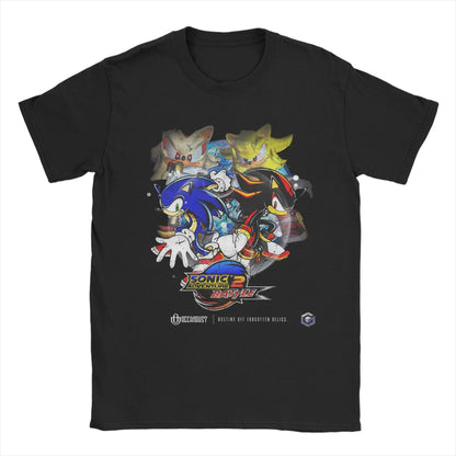Men's Hedgehoged Shadowed T Shirt  Pure Cotton Clothes Novelty Short Sleeve Round Neck Tee Shirt Summer T-Shirts