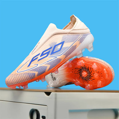 New Men Football Boots Outdoor High-top Soccer Shoes Cleats Hot-selling Grass Match Indoor Sneakers Non-Slip High-quality