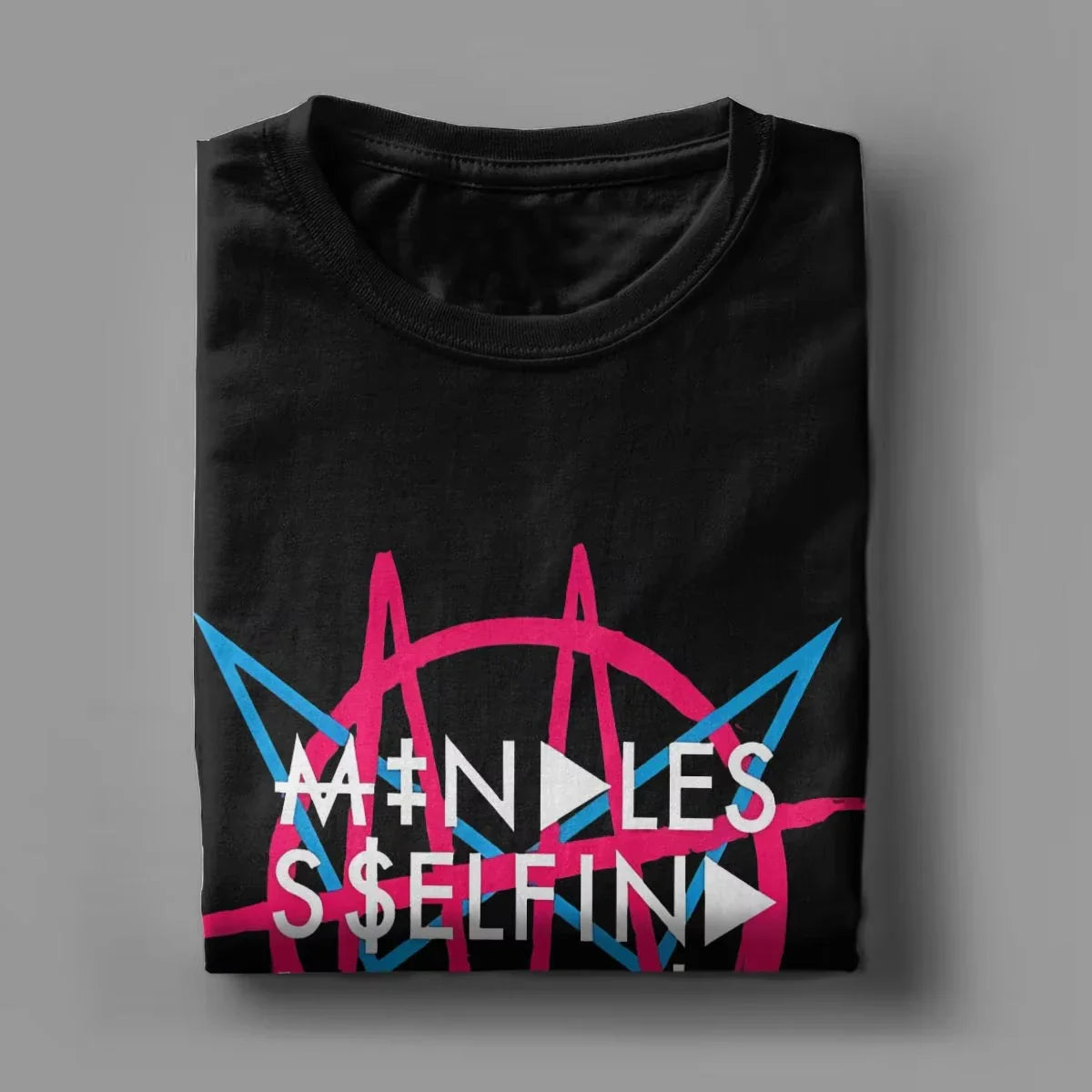 2025 Vintage Mindless Self Indulgence Idol T-Shirt Men Crewneck Cotton T Shirt Punk Band Music Short Sleeve Tee Summer Tops