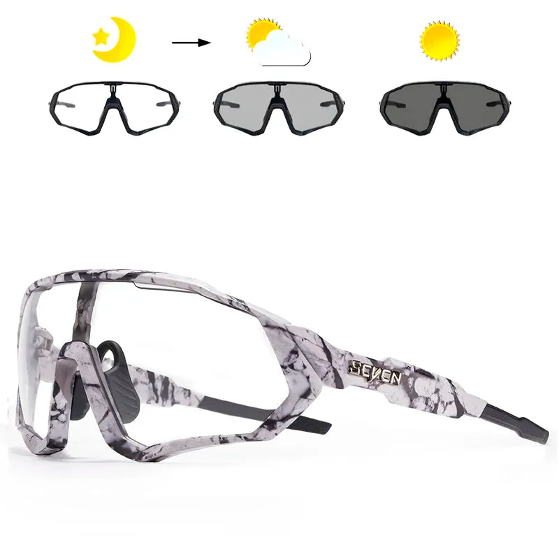 Photochromic Cycling Glasses Bicycle for Outdoor Sports Sunglasses MTB Road Goggles Bike Eyewear Men Women Cycl Equipment