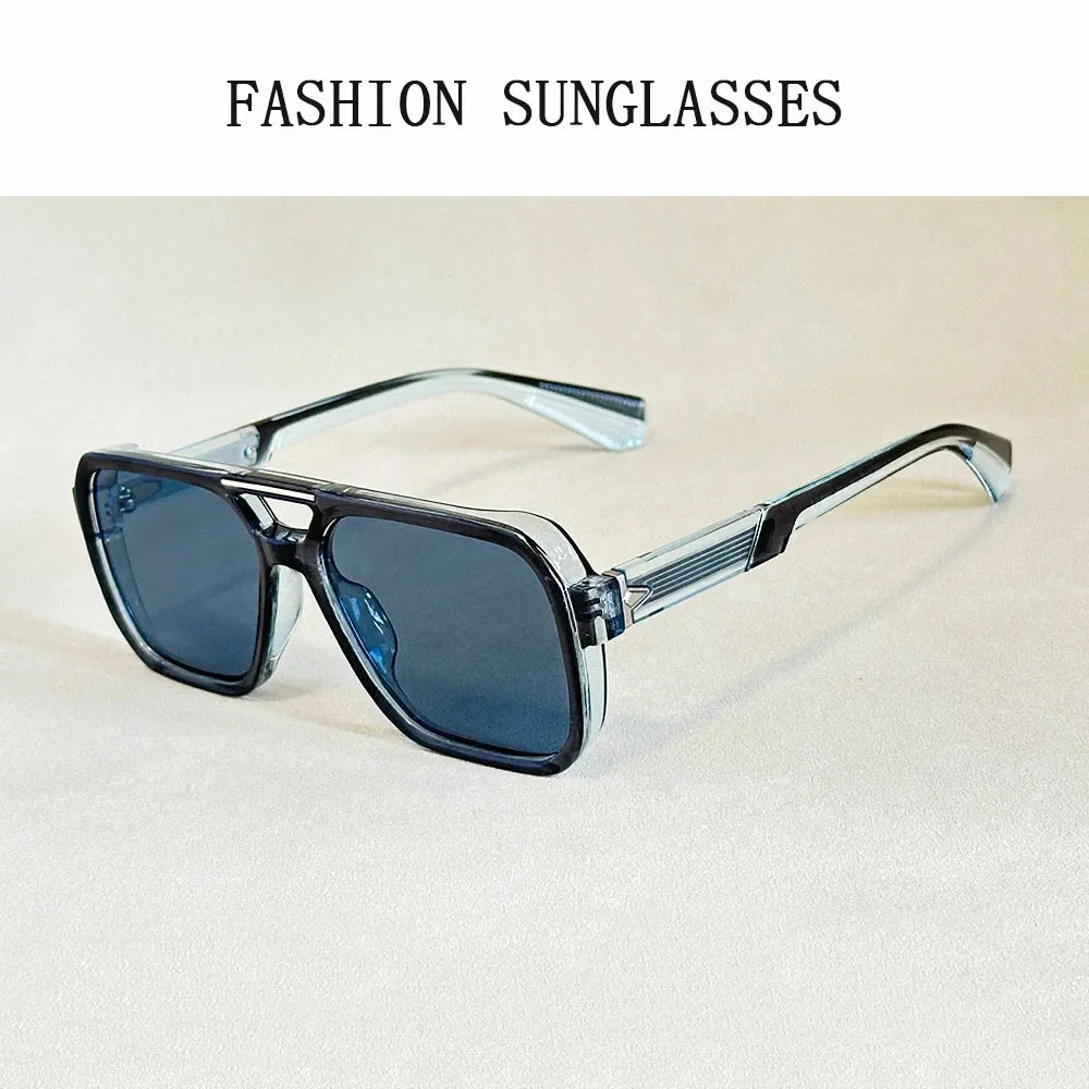 Square Sunglass Men Vacation Fashion Glasses Vintage Sunglasses Women 2025 Gafas De Sol Hombre Lunette Soleil Femme Dropshipping