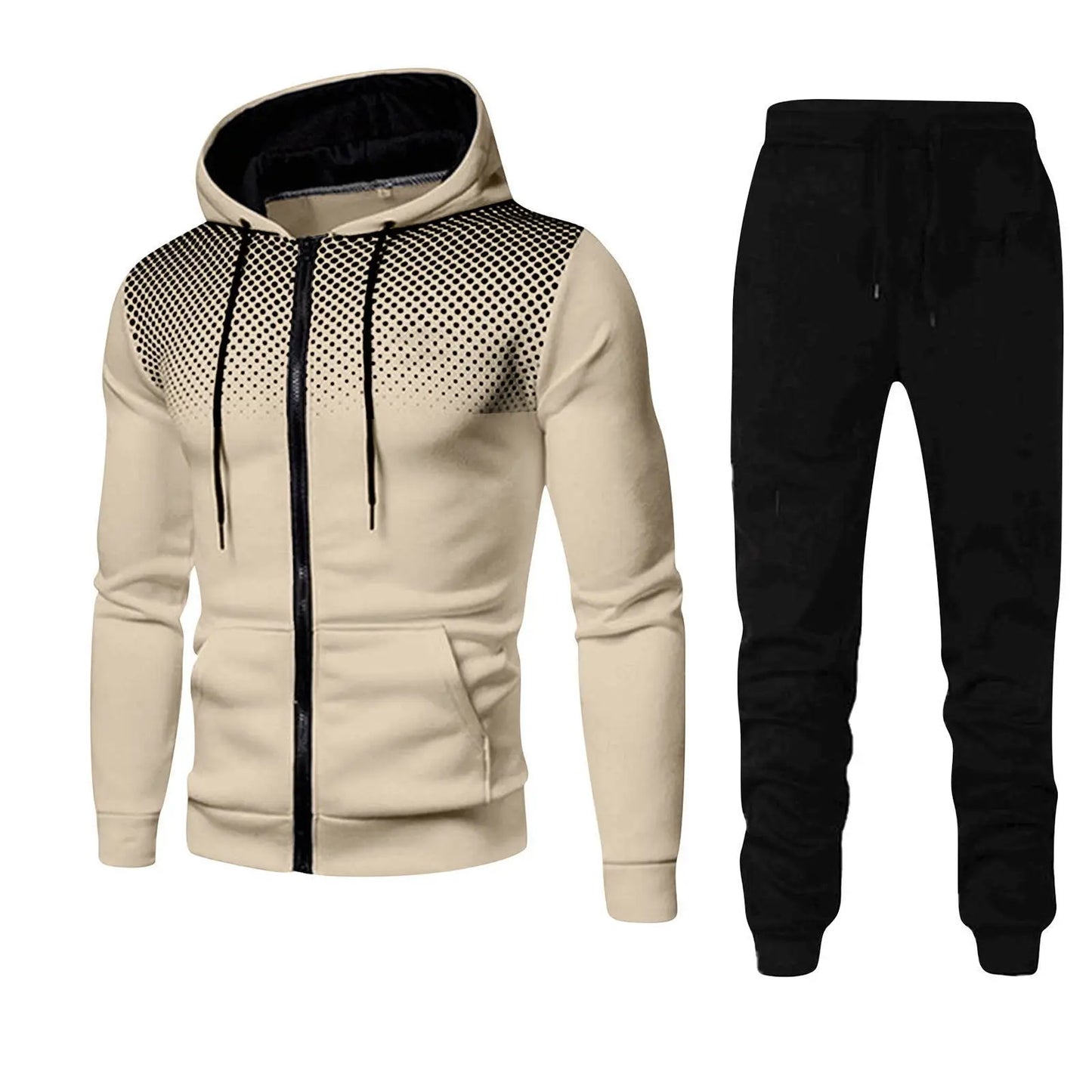 New autumn and winter trend sportswear men camouflage hoodie sweatpants 2 piece sportswear 3d ink jogging youth popular suit
