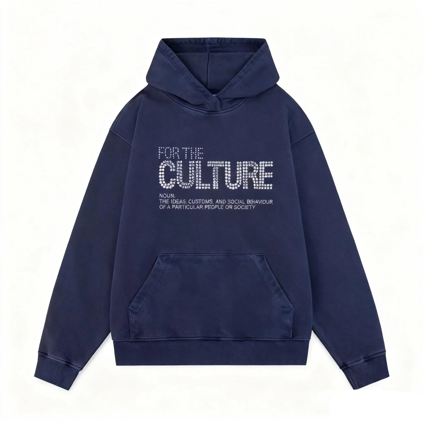 Retro Fashion Hoodies Autumn Winter New Loose American Personalized Clothing Trend Letter Rhinestones Trendy Streetwear