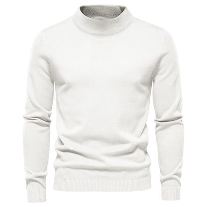 New Winter Turtleneck Thick Mens Sweaters Casual Turtle Neck Solid Color Quality Warm Slim Turtleneck Sweaters Pullover Men