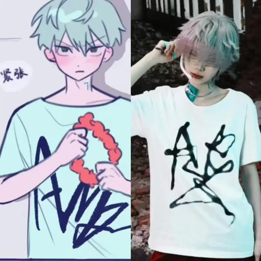 Alien Stage Tshirt Women Designer Manga Top Girl Streetwear Y2k 2000s Clothing