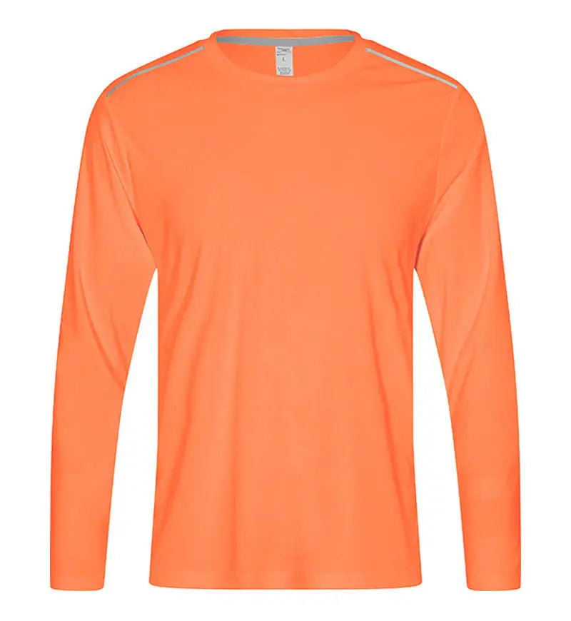 High Quality Spandex Men Women Kids Running Long Sleeve T-Shirt Quick Dry Gym Fitness Shirt Training Exercise Clothes Sports Top