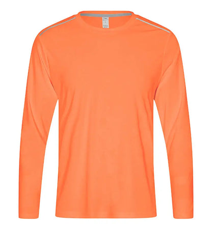 High Quality Spandex Men Women Kids Running Long Sleeve T-Shirt Quick Dry Gym Fitness Shirt Training Exercise Clothes Sports Top