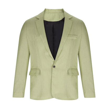 2026 Fashion Men's Clothing Business Casual Blazer Coats Classic Single Button Slim Fit Suit Jackets Elegant Gentleman Suit Tops