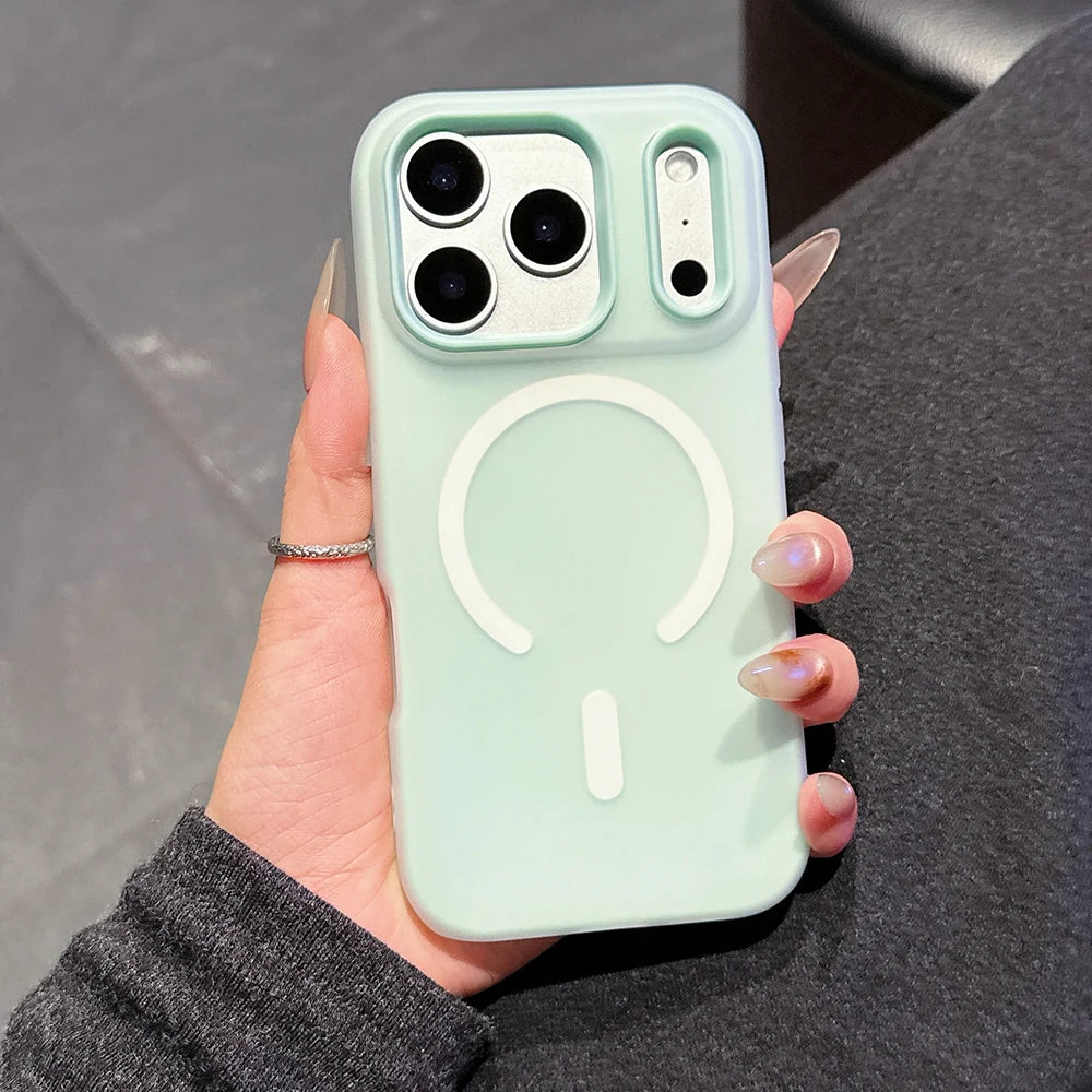 Original Candy Color 2IN1 For Magsafe Wireless Charging Case For iPhone 17 16 15 14 13 12 11 Pro Max 16PLUS 17AIR Magnetic Cover