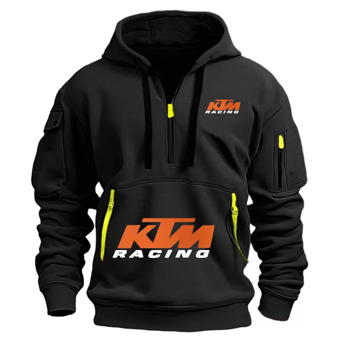 Outdoor Sports Enthusiast Zipper Hoodie 2026 New Men's and Women's Fashion Half-Zip Pocket Spring and Autumn Hoodie