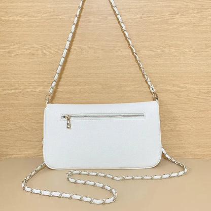 Luxury Design Bag for Women Fashionable Black Leather Ladies Crossbody Bag 2026 New Style Retro Single Shoulder Envelope Bag