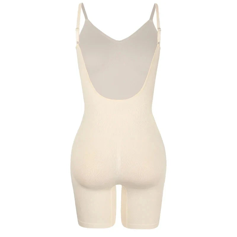 Low Back New Bodysuit Shapewear Women Mesh Butt Lifter Smooth Body Shaper Backless Slimming Contour Flat Belly Corset
