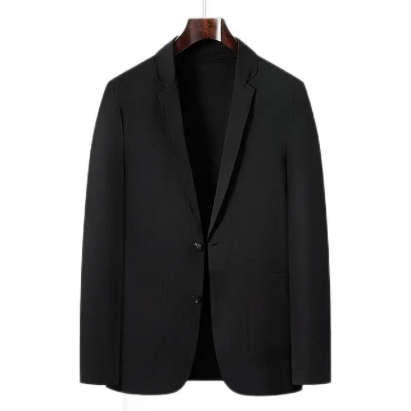 Spring Summer Casual Sunscreen Blazers Men Lightweight Solid Fashion Suit Coat Thin Male Business Single Breasted Blazer Outwear