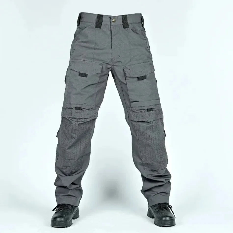 Men Tactical Pants Quick Dry Milit Multi-Pocket Cargo Pants Casual Trousers Wear-Resistant Workwear Traning Hunting Pants Loose