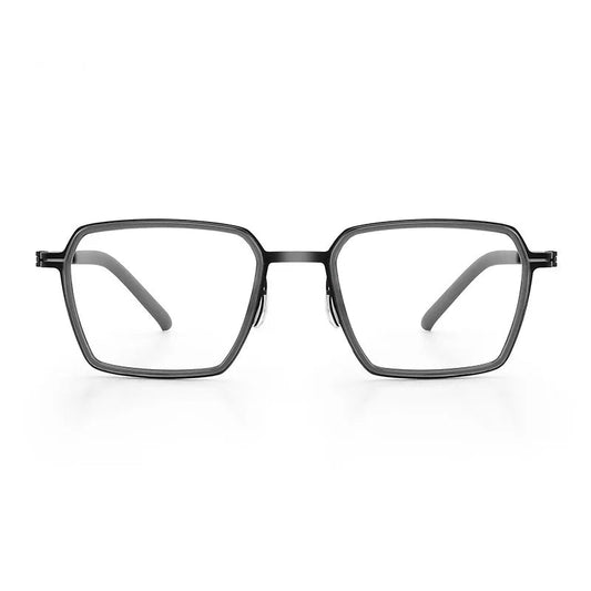 Simple Geometric Polygon Fashion Pure Titanium Vintage Design Blue Light Protection Glasses Customizable Prescription 2715