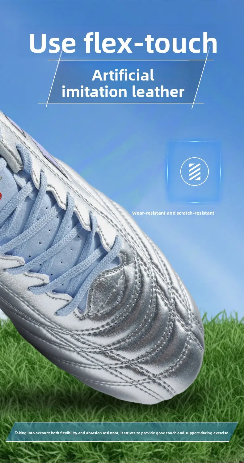 Men‘s Soccer Cleats Ag Short Studs Football Boots Mg Professional Match Training Artificial Natural Grass Turf Shoes