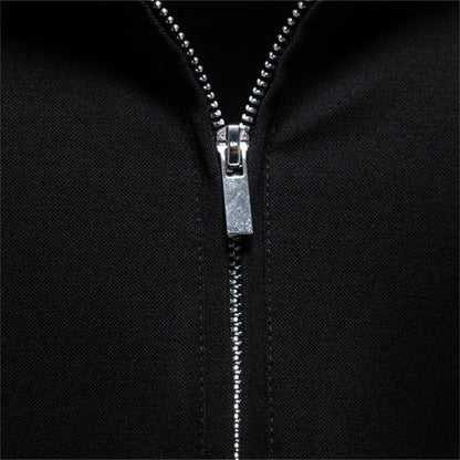 Men's Lightweight Breathable Polo Shirt Half Zipper Collar Solid Color Casual Summer Fashion Top