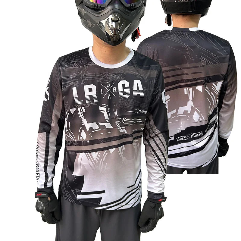 Loose Riders jersey Mtb shirt mountain bike enduro long-sleeved moisture wicking jersey DH motocross downhill jersey