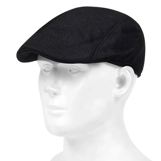 Mens Solid Casette Caps Spring and Summer Outdoor Casual Golf Hats Street Trend Hat