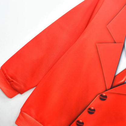 Pocket Devs VR Cosplay Costume Red Suit Set Devs-ROB Game Roleplay Outfit for Boys Girls Halloween Party Cosplay Ready To Ship