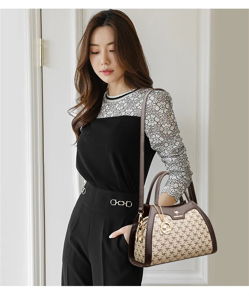 Brand Women Crossbody Bags High Quality Soft Leather Handbags and Purses Luxury Designer Shoulder Messenger Shopper Sac A Main
