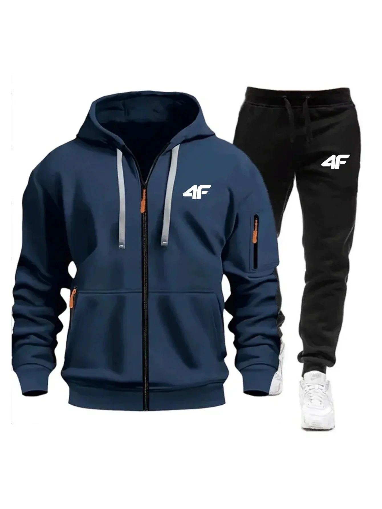 Sets for Men Two Piece Outdoors Mens Tracksuit Set Hot Sales Sportswear Man Sweatpants Hoodie Fashion Comfortable Casual Jogging
