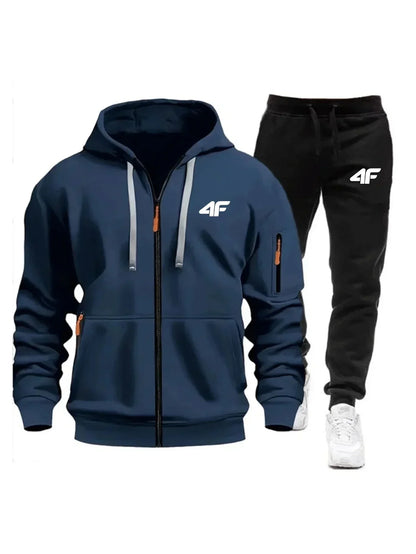 Sets for Men Two Piece Outdoors Mens Tracksuit Set Hot Sales Sportswear Man Sweatpants Hoodie Fashion Comfortable Casual Jogging