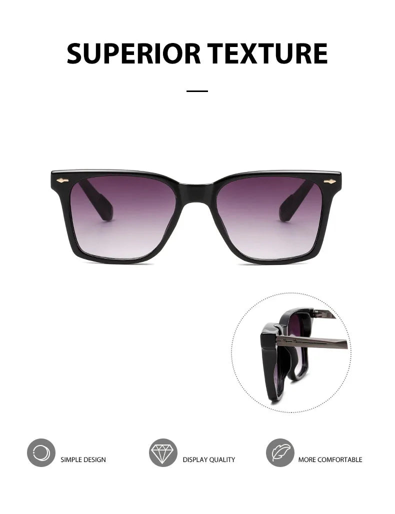 Fashion Sunglasses Women 2025 Vintage Square Sunglass Men Retro Glasses Dropshipping Gafas De Sol Hombre Lunette Soleil Femme