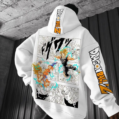 Dragon Ball Comics Co Branded Printed Hoodie 2025 Men's and Women's Autumn_Winter New Loose Casual Japanese Harajuku Sweater Top