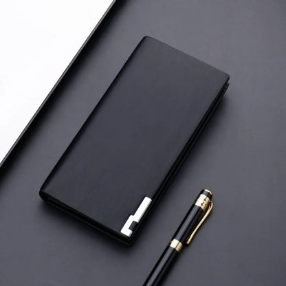 New Men's Wallet Thin Slim Wallet Long Male Business Clutch Bag Coin Purse Luxury Brand Men Wallet Carteira Masculina Cardholder