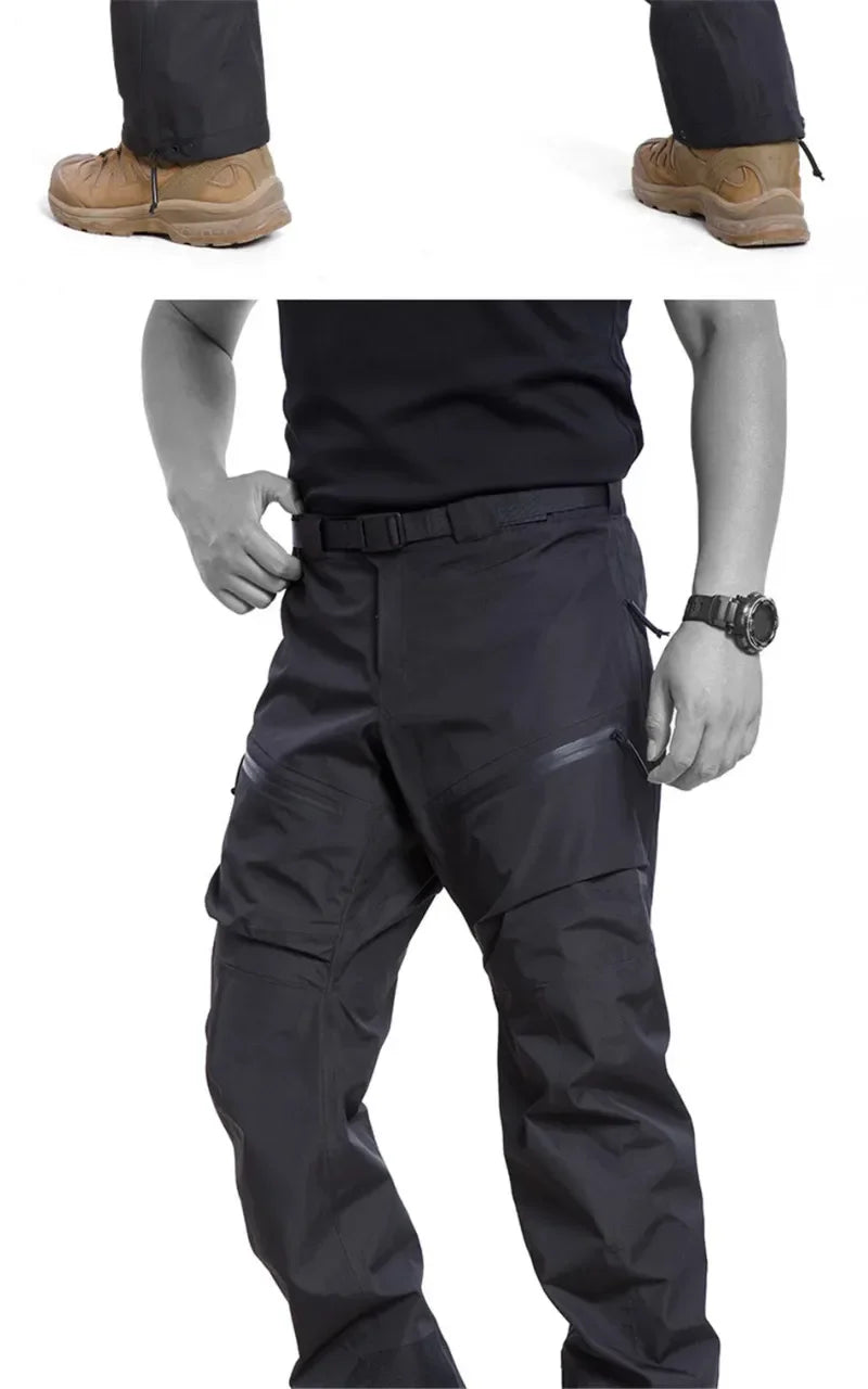 Outdoor Hard Shell Gen2 Camping Hiking Mountaineering Pants Fully zippered Leg Waterproof Windproof Camouflage Tactical Pants