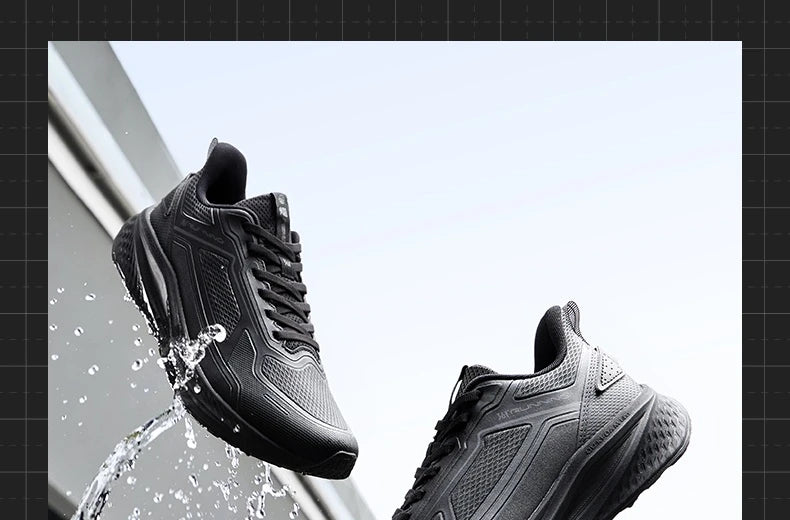 Rainblock Men Running Shoes Water Repellent Anti-Slip Grippy Cushioning Airy Male Sneakers 672532231