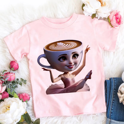 Italian Brainrot T-Shirt Kids Cartoon Anime Print Clothes Round Neck Basic Boys Tops Absorbent Casual Shirts Gift