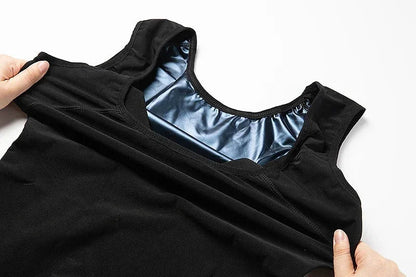 Suit for Women Body Shaper Heat Trapping Vest  Weight Loss Workout Shirt Tank Top Slimming Women Shapwear Training
