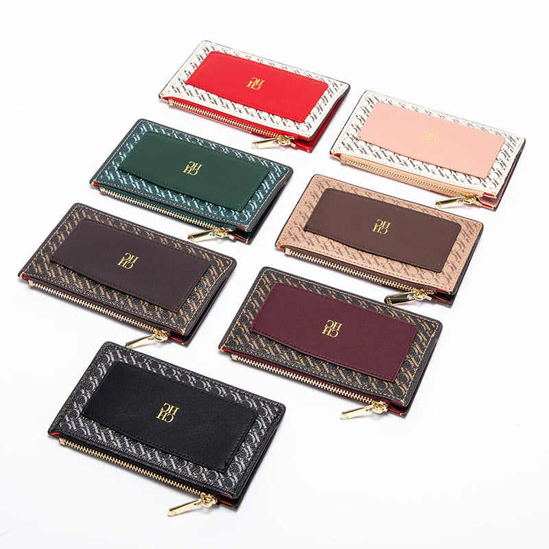 Simple Retro Style Fashion Classic Seasonal New Unisex Wallet Multi-colour Optional Business Office Portable Card Case