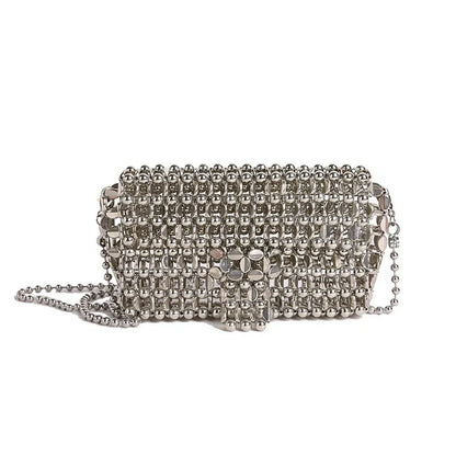 PU Sense of Luxury Solid Color Evening Bags Hollow Out Temperament 2025 Hot Sale Ladies Bags Versatile Fashion Shoulder Bags