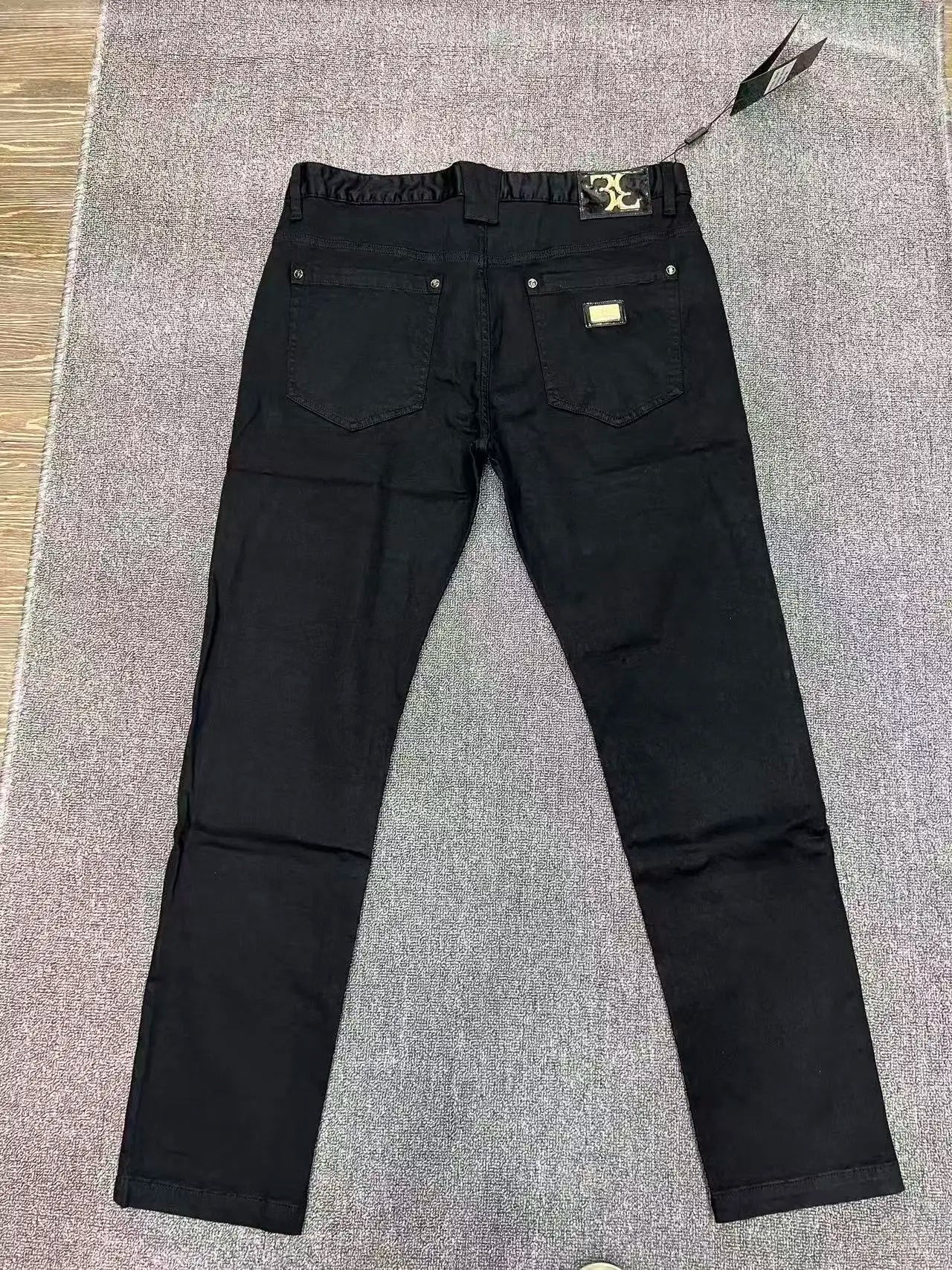 Jeans Men 2026 Spring Summer new fashion Embroidery comfortable elasticity outdoors Big size 34-42 Pants