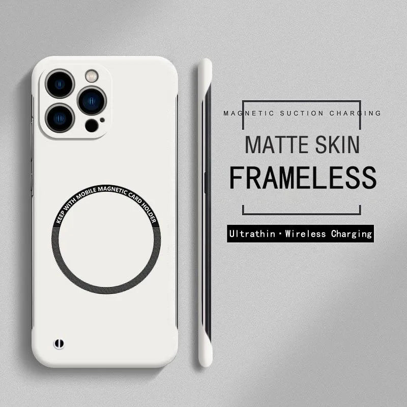Magnetic For Magsafe Slim Case For iPhone 16 15 Pro Plus 15Pro 16Pro Max Wireless Charging Hard PC Matte Back Cover