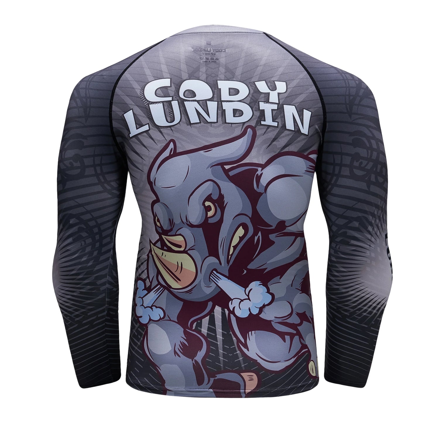 Men's Jiu Jitsu Kimono Rashguard MMA T-shirt Animal Print Compression Shirts Sport Tops Bjj Kickboxing Muay Thai Sport Boxing