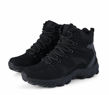 Men Boots Outdoor Combat Ankle Boot Tactical Boots for Man Anti-Slip Motocycle Boots Climbing Hiking Shoes Size 39-46